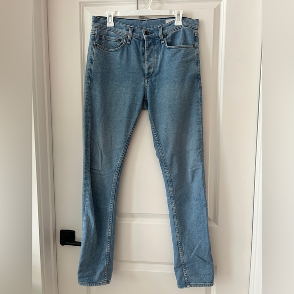 rag & bone Slim Fit 2 Jeans - Light Blue Winthrop - Picture 3 of 6
